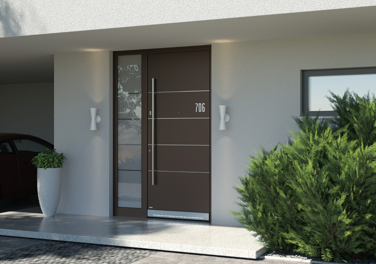Brown doors for different styles