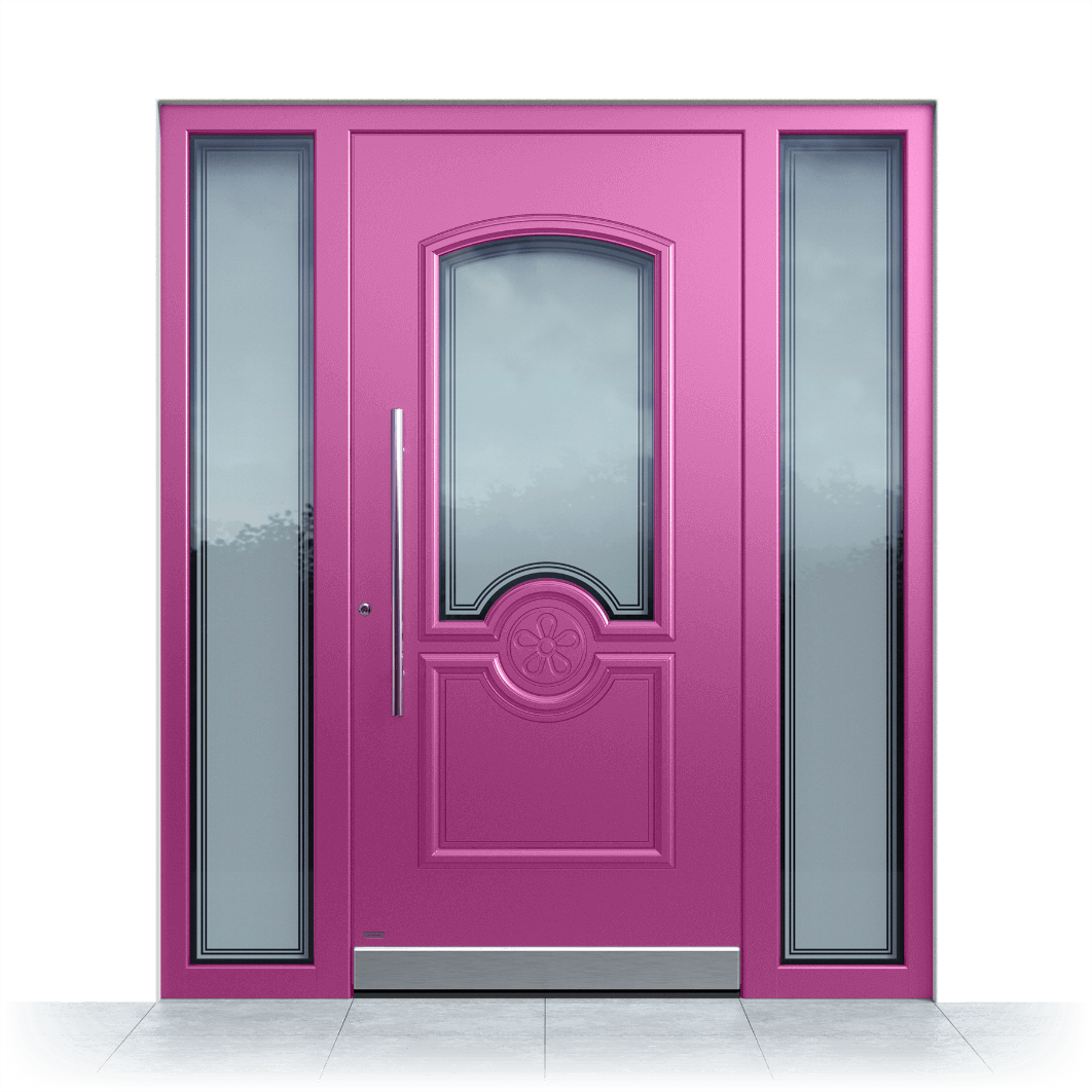 Pink door design