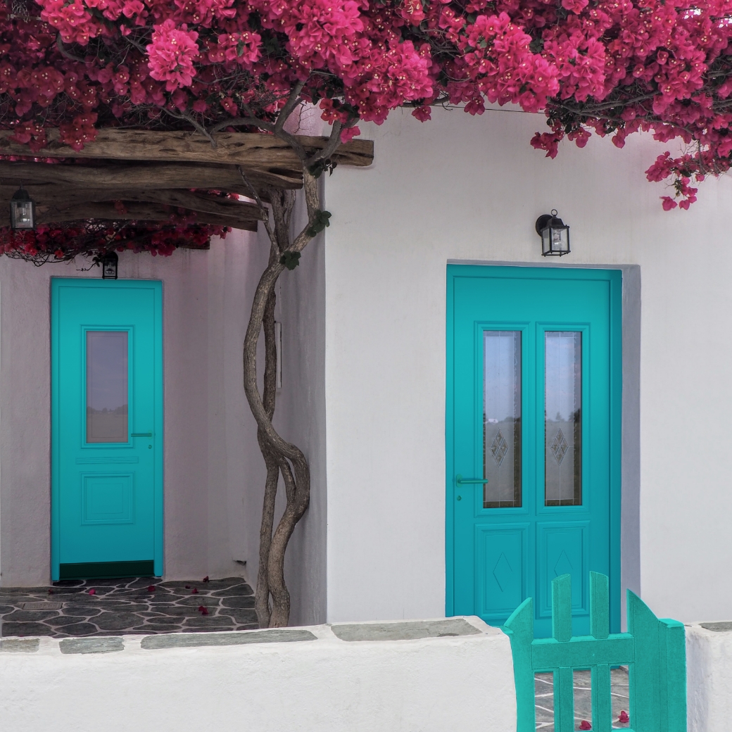 Turquoise range of options for your door