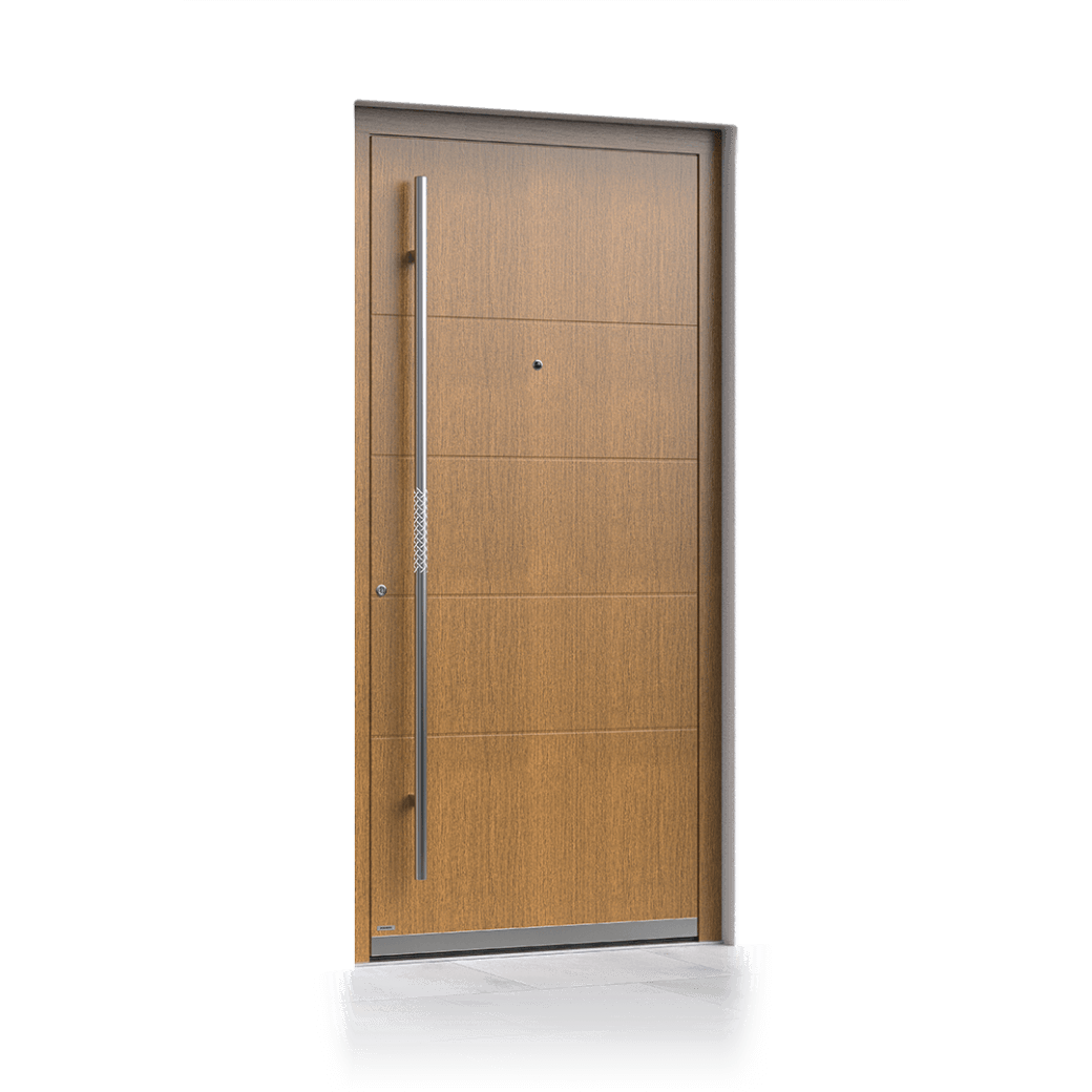 Wooden or aluminium front door