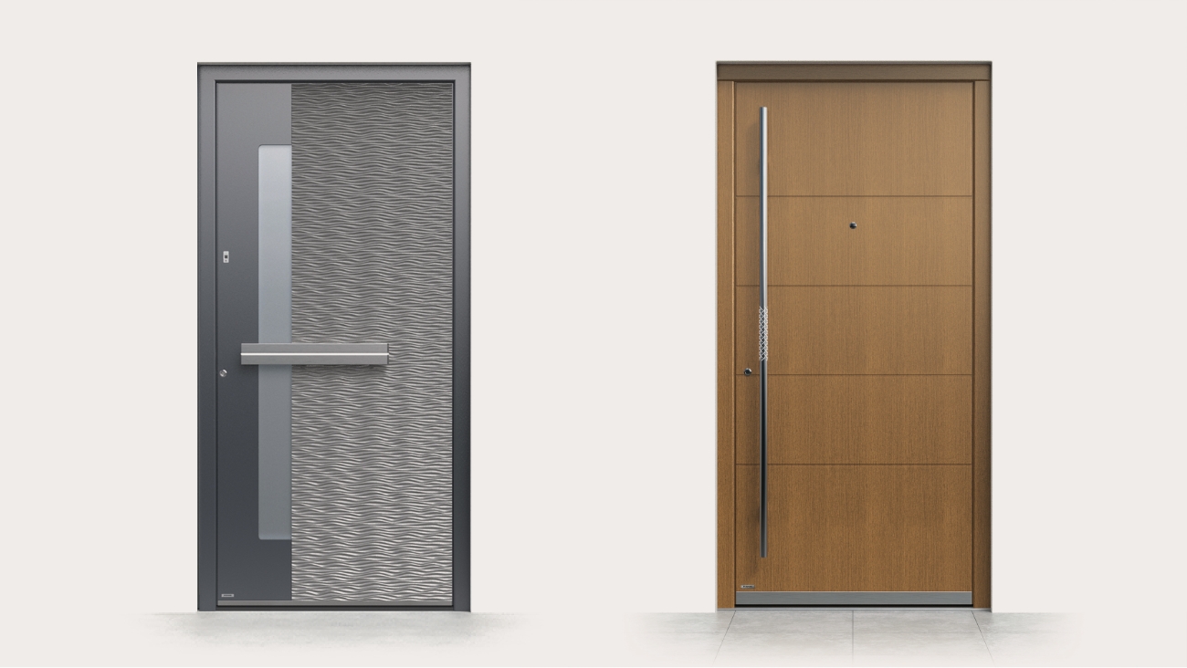 Choosing wooden or aluminium doors