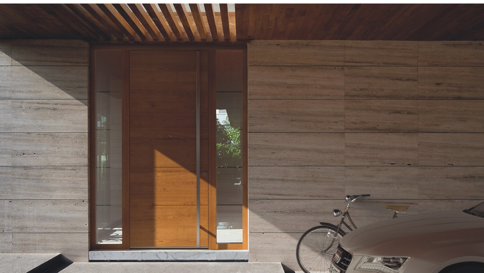 Contemporary wooden doors